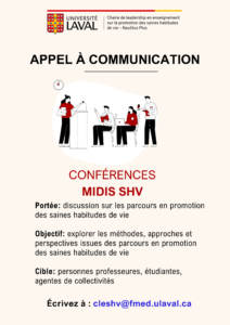 Appel à communication pour les Midis SHV